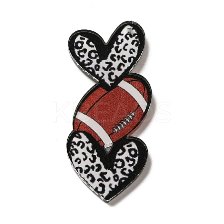 Acrylic Pendants OACR-H041-03A-1