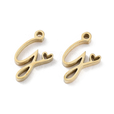 304 Stainless Steel Charms STAS-M327-02G-G-1