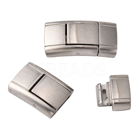 Tarnish Resistant 304 Stainless Steel Bayonet Clasps STAS-K145-24P-1