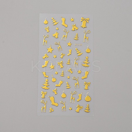 Christmas PET Self Adhesive Festive Stickers DIY-WH0349-80C-01-1