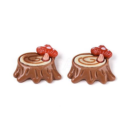 Opaque Resin Decoden Cabochons RESI-N051-10-1