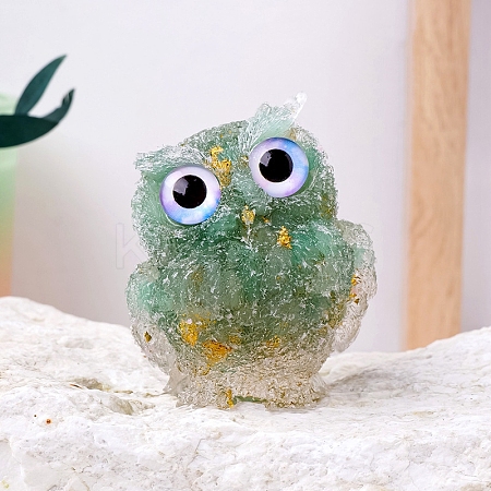 Resin Owl Display Decoration PW-WG50315-02-1