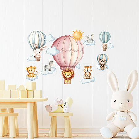 Translucent PVC Self Adhesive Wall Stickers STIC-WH0015-309-1