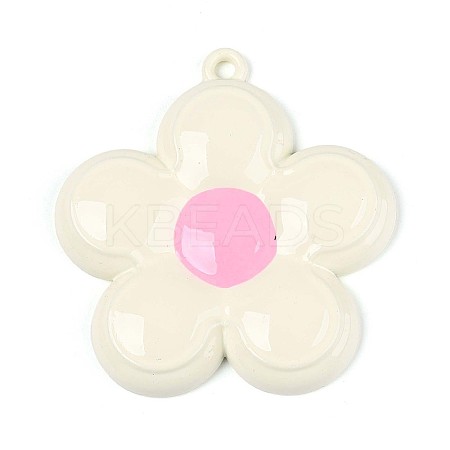 Spray Painted Alloy and Enamel Big Pendants PALLOY-T092-80G-1