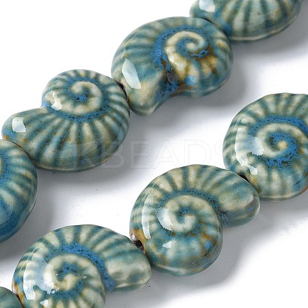 Ocean Series Handmade Porcelain Beads PORC-R002-03E-1