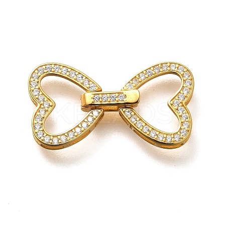 925 Sterling Silver Fold Over Clasps STER-B006-08G-A-1