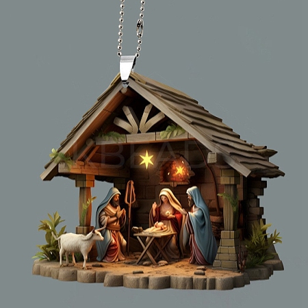 The Birth of Jesus Hanging Ornaments PW-WG35527-01-1