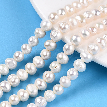 Natural Cultured Freshwater Pearl Beads Strands PEAR-N013-06K-1