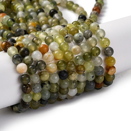 Natural New Jade Beads Strands LS-G-F591-16-5MM-1