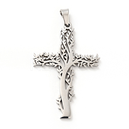 Non-Tarnish 201 Stainless Steel Pendants X-STAS-E015-13P-1