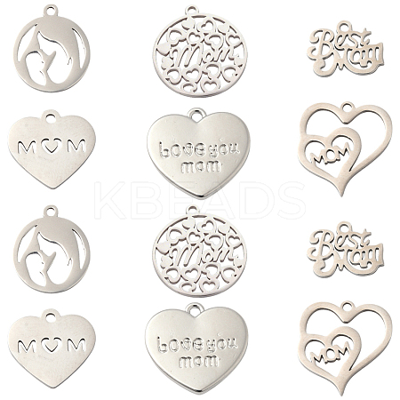 12Pcs 6 Styles Mother's Day Theme STAS-FS0001-82-1