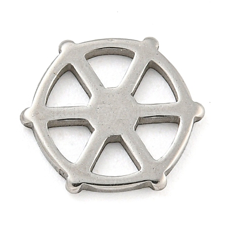 Non-Tarnish 304 Stainless Steel Filigree Joiners STAS-Z076-20P-1