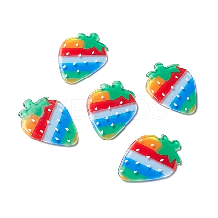 Acrylic Cabochons Suitable for Hair Pins X-MACR-I038-02-1