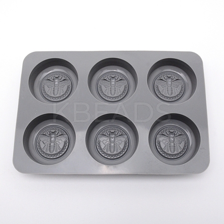 Round Bees Food Grade Silicone Molds DIY-WH0175-30-1