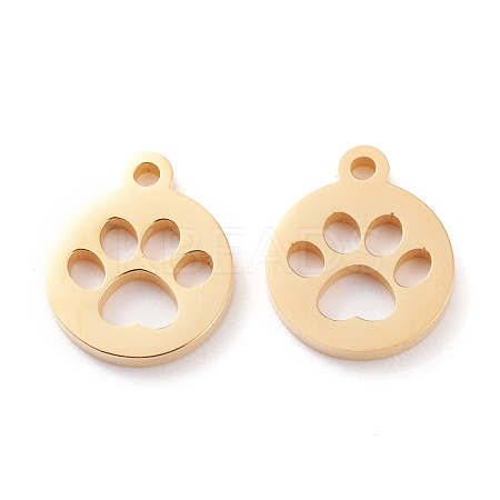 Ion Plating(IP) 304 Stainless Steel Charms STAS-Y002-06G-1