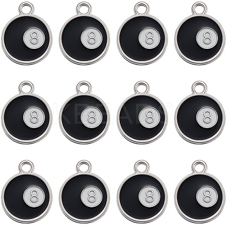 40Pcs Alloy Enamel Pendants FIND-SC0016-76P-1