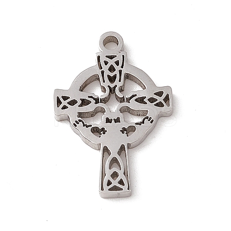 Non-Tarnish 304 Stainless Steel Pendants STAS-G297-15P-1