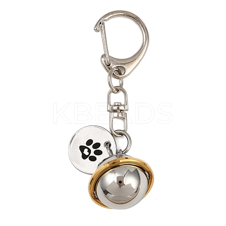 304 Stainless Steel Keychains KEYC-S001-01PG-1