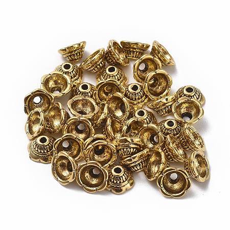Tibetan Style Caps GLF11244Y-NF-1