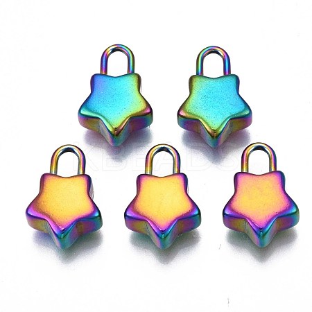 Ion Plating(IP) 304 Stainless Steel Pendants STAS-S119-087-1