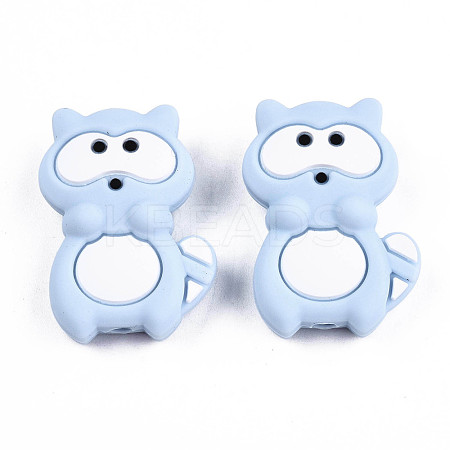 Food Grade Eco-Friendly Silicone Focal Beads SIL-T056-03C-1