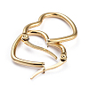 201 Stainless Steel Hoop Earrings X-EJEW-I245-27F-2