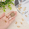 36Pcs 2 Style Brass with Crystal Rhinestone Clip-on Earring Findings KK-BBC0010-59-3