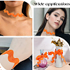 9 Yards Polyester Wavy Fringe Trim Ribbon OCOR-XCP0002-93A-4