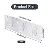 Self-adhesive Acrylic Wall Hook Hangers AJEW-TADJ0001-09B-01-4