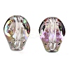Electroplate Glass Beads Strands EGLA-T021-09H-1
