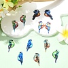 6 Sets 6 Styles Epoxy Resin Pendants RESI-YW0006-38-5