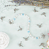 60Pcs Stainless Steel Spring Bead Clamps for Beading Jewelry Making FIND-SC0009-64-4