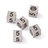 Tarnish Resistant 303 Stainless Steel European Beads STAS-G286-P05-3