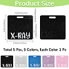 5Pcs 5 Colors Acrylic Big Pendants MACR-CN0001-01C-2