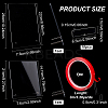 2 Set 2 Style Transparent Acrylic Wearing Armor Display Board DIY-FG0005-37-2