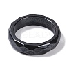 Magnetic Synthetic Hematite Finger Ring for Men Women RJEW-A047-01G-2