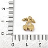 304 Stainless Steel Glass Charms STAS-D366-06B-G-3