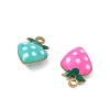 304 Stainless Steel Enamel Pendants STAS-F334-01G-2