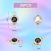 30Pcs 304 Stainless Steel Rhinestone Links Connectors STAS-UN0058-64-3