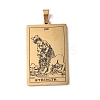 201 Stainless Steel Pendant STAS-B033-01G-08-1