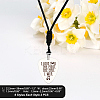 12Pcs 6 Styles 201 Stainless Steel Pendants STAS-AR0001-58-2