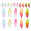 20Pcs 10 Styles Transparent Resin Big Pendants RESI-TA0003-25D-1