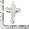 Two Tone Alloy with Rhinestone Pendants PALLOY-M218-13G-3