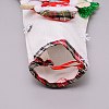 Santa Claus Cloth Hanging Christmas Stocking LS-HJEW-SZC0004-18-3