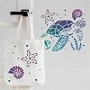 Plastic Reusable Drawing Painting Stencils Templates DIY-WH0172-131-4