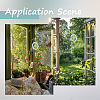 1Pc Flower Glass Car Hanging Decoration HJEW-SP0001-11C-4