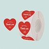 500Pcs Heart with Thank You Roll Stickers DIY-U008-01D-1