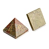 Natural & Synthetic Gemstone Pyramid Healing Figurines G-A091-01-3