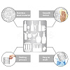 Stainless Steel Metal Cutting Dies Stencils DIY-WH0289-097-5