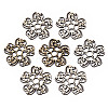 Unfinished Natural Poplar Wood Filigree Joiners Links WOOD-N006-80-1